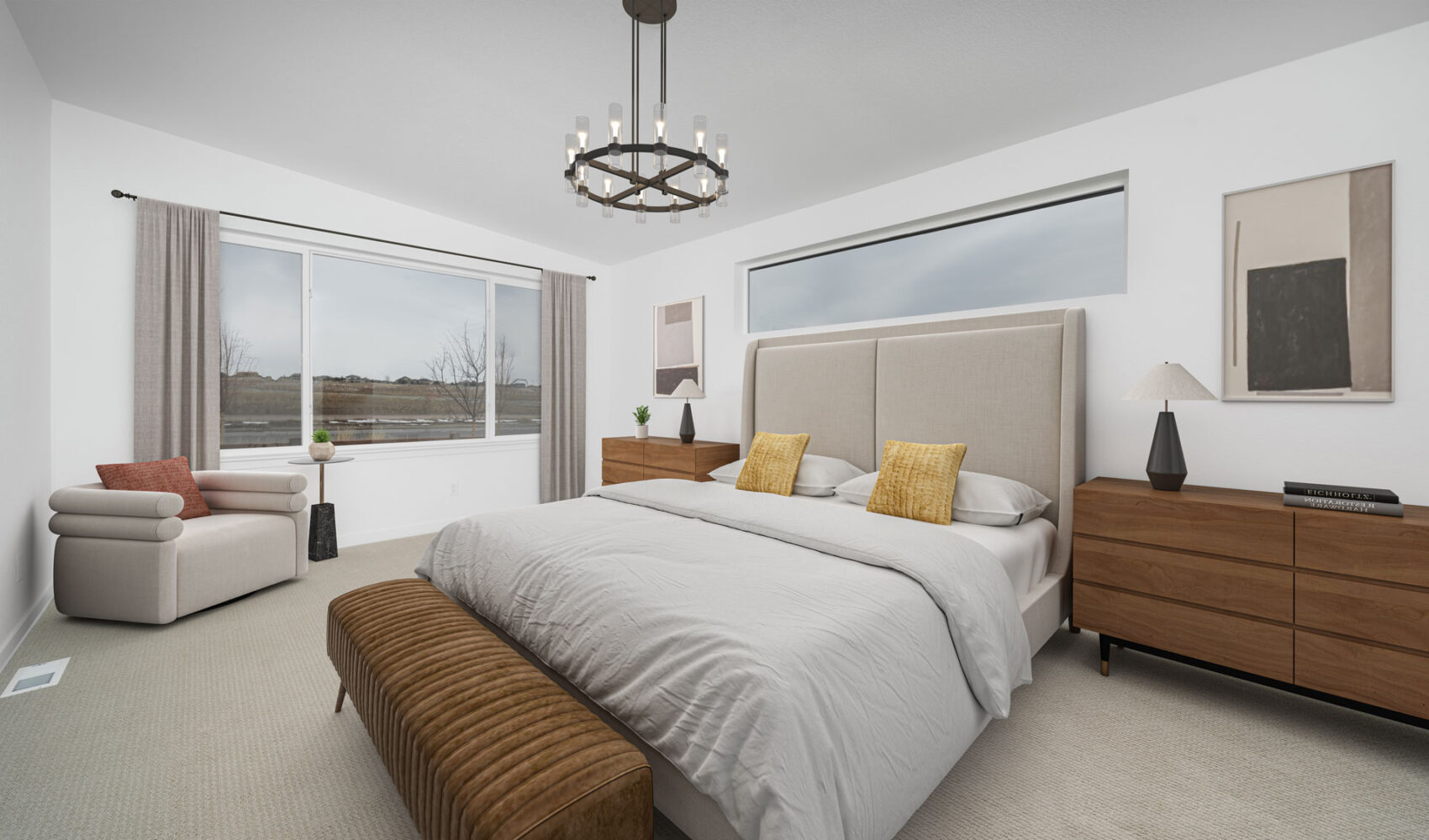 Westport Model Staging Bedroom