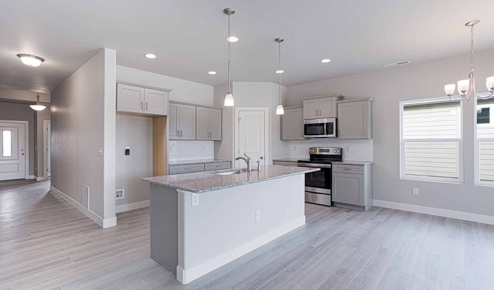 Open kitchen layout view of 9265 Bugaboo Drive, Colorado Springs