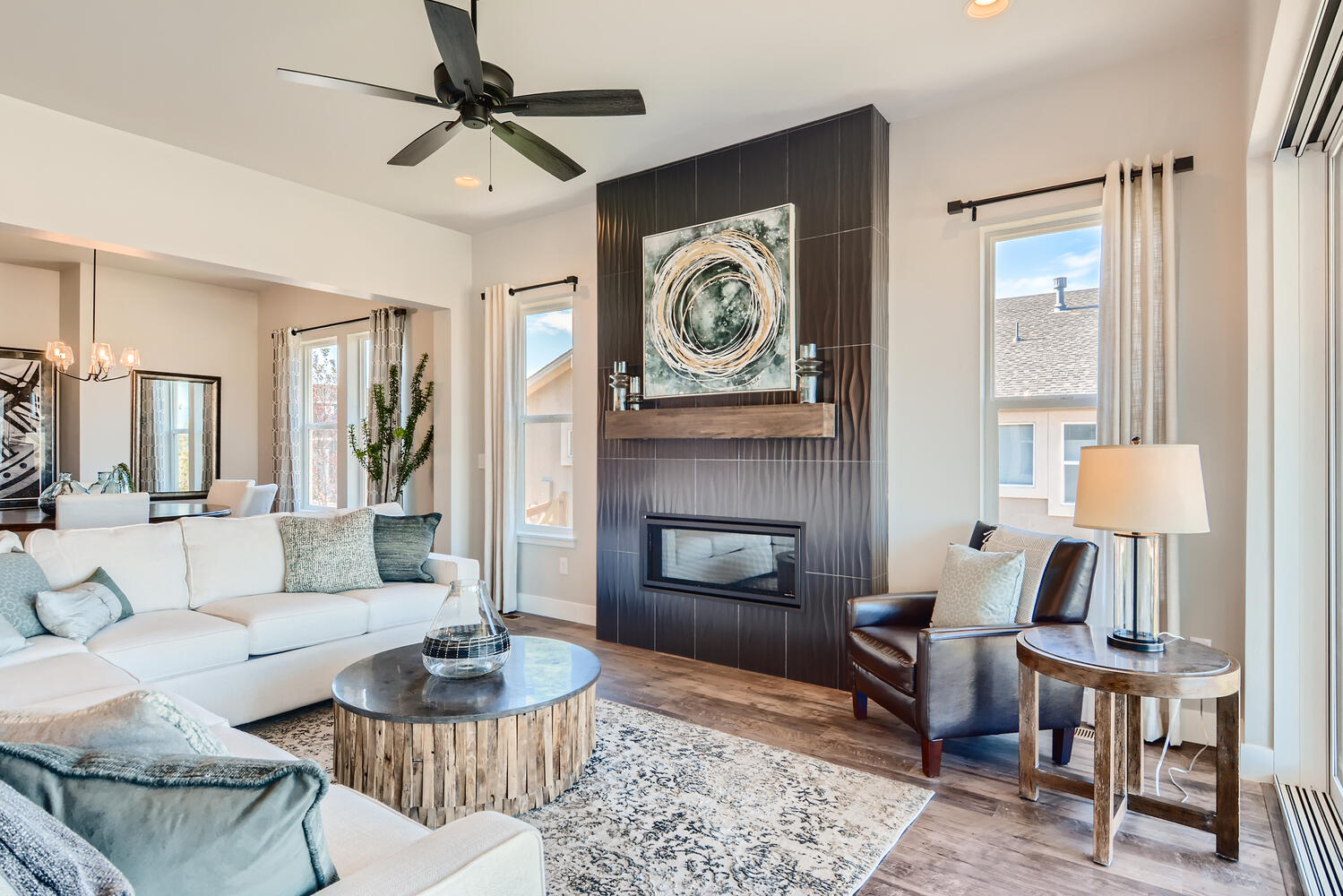 Sundance interior, living room