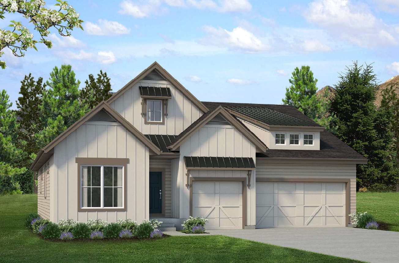 modern and spacious 2 story open-concept ranch plan