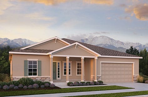 Mont Blanc ranch-style floor plan home