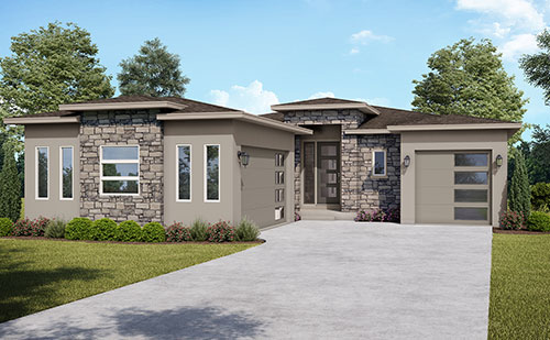 6335 Kinetic Lane The Terraces Collection: The Santorini