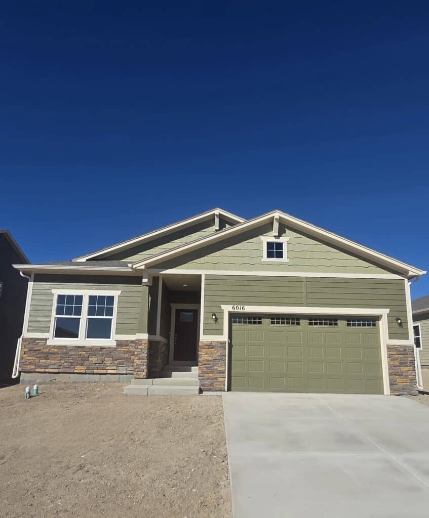 6016 Miller Run Place — Challenger Homes single-story ranch at Wolf Ranch in Colorado Springs